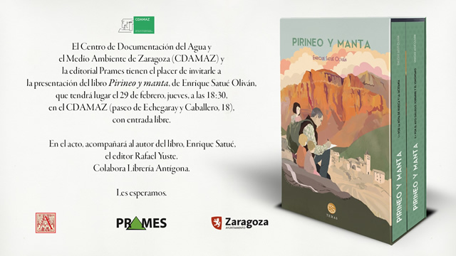 Enrique Satué presenta 'Pirineo y manta'